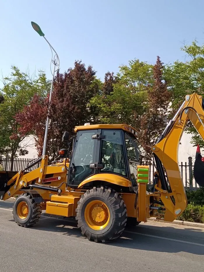 Standard 3CX backhoe loader hydraulic system detail
