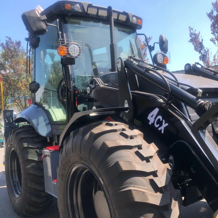 Standard 4CX backhoe loader side view